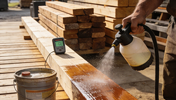 Preservaci&oacute;n de la madera y biocidas